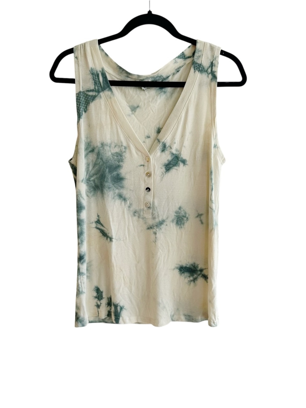 POL Tie Dye V-Neck Tank Top